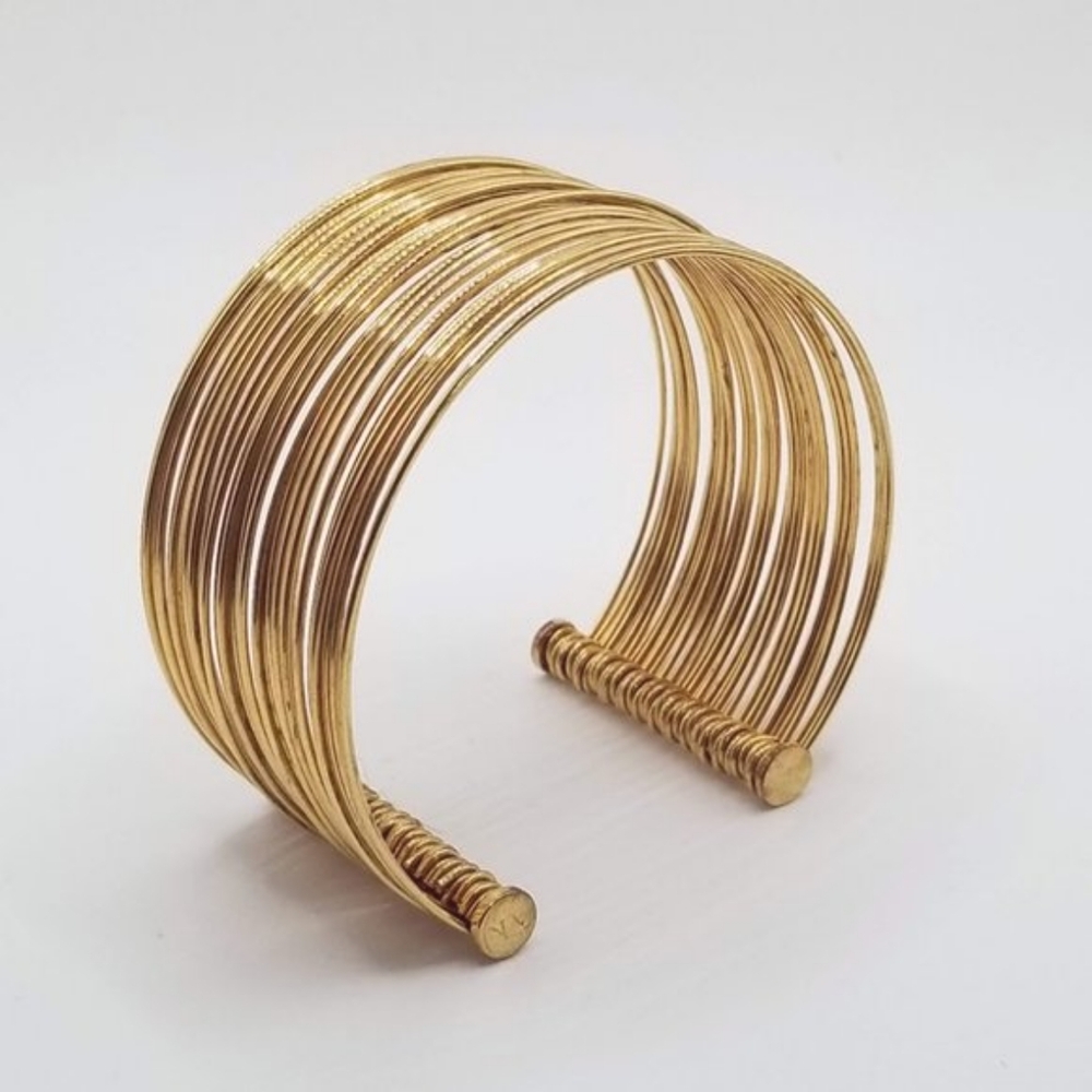 Anne Klein Multi Wire Cuff Statement Bracelet - image 3